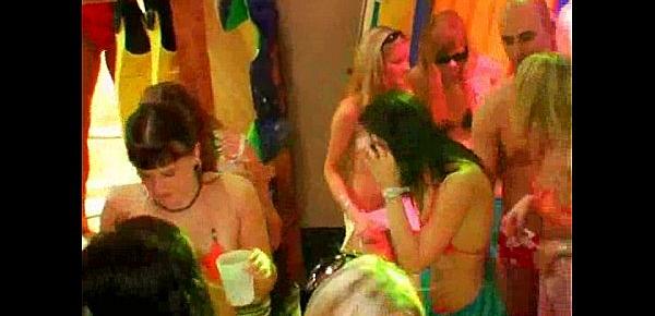  Crazy sluts get banged at a orgy party